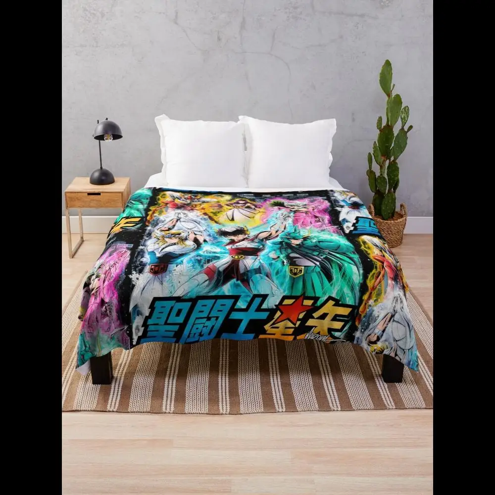 

BRONZE SAINTS Throw Blanket Luxurious Home Textile for Cozy Comfort and Elegant Style