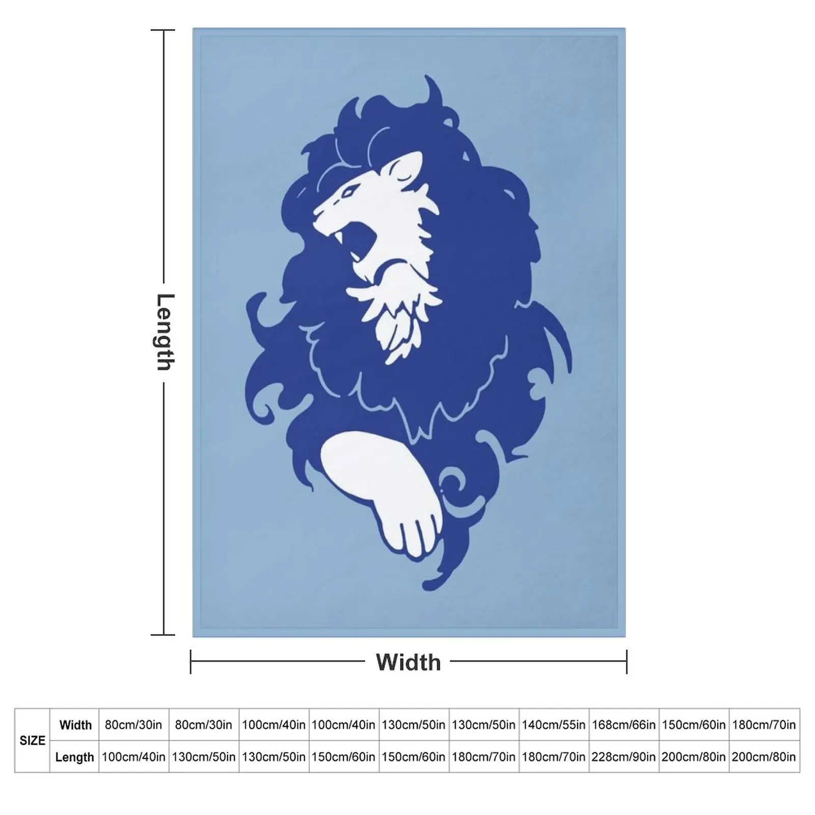 Fire Emblem?: Three Houses - Blue Lions Emblem [Colored] Throw Blanket Furrys Luxury Throw Decorative Sofas sofa bed Blankets