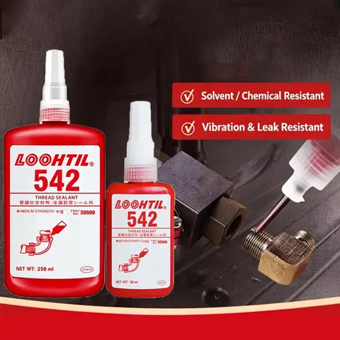 Loctitt 542 Thread Sealant Anaerobic Glue Hydraulic Pneumatic Liquid Pipe SealantSealant for Leak-proof Met