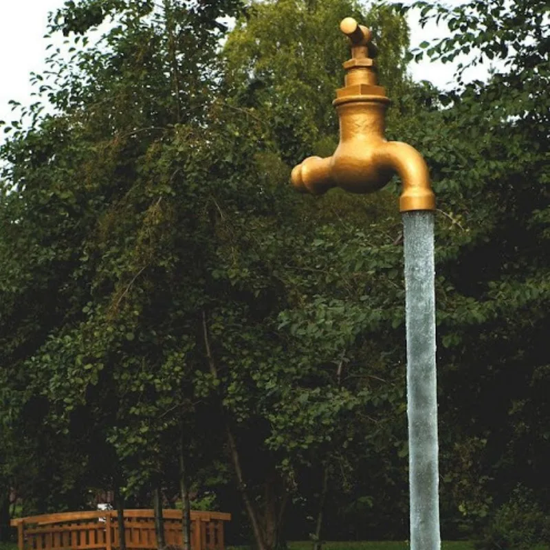 Outdoor home garden decoration stainless steel magic fountain float