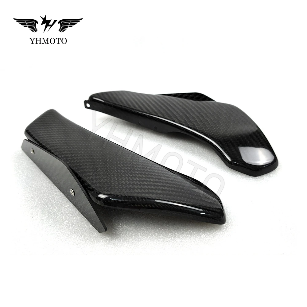 100% Dry Carbon Fiber Fibre Motorcycle Racing Parts Winglet Headlight Cover Side Wind Wing Kit Spoiler For BMW S1000RR 2015-2018