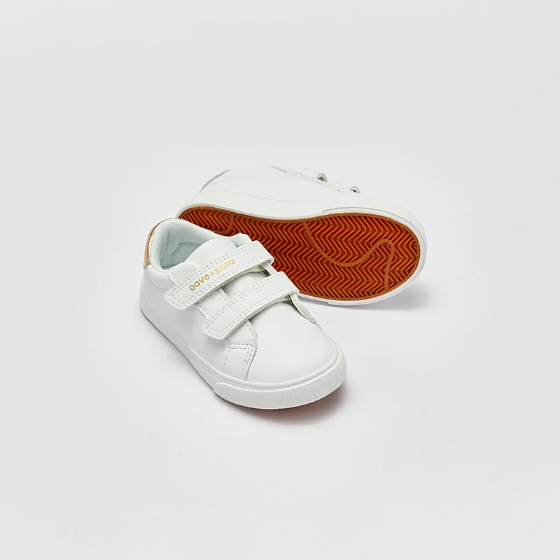 Dave Bella 2023 Sneakers Kids White Shoes for Boys and Girls Rubber Sole Casual Shoes Sports Board Shoes DB3236662