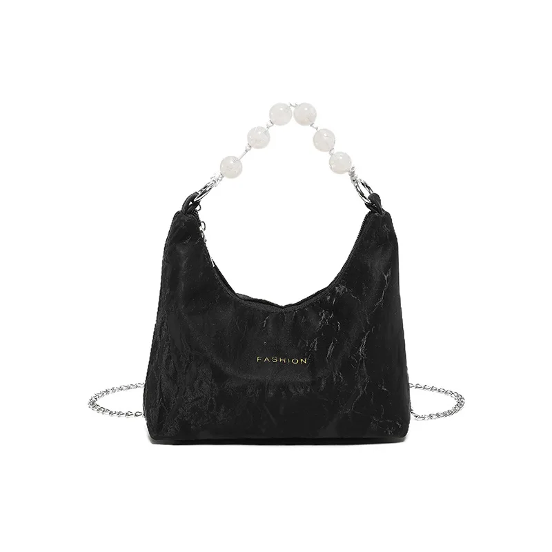 حقيبة أنيقة منسوجة يدويًا لعام 2025 للنساء، حبال بمقبض علوي أنيق، حقيبة كروس عصرية مع جيب داخلي للحفلات والتاريخ #5