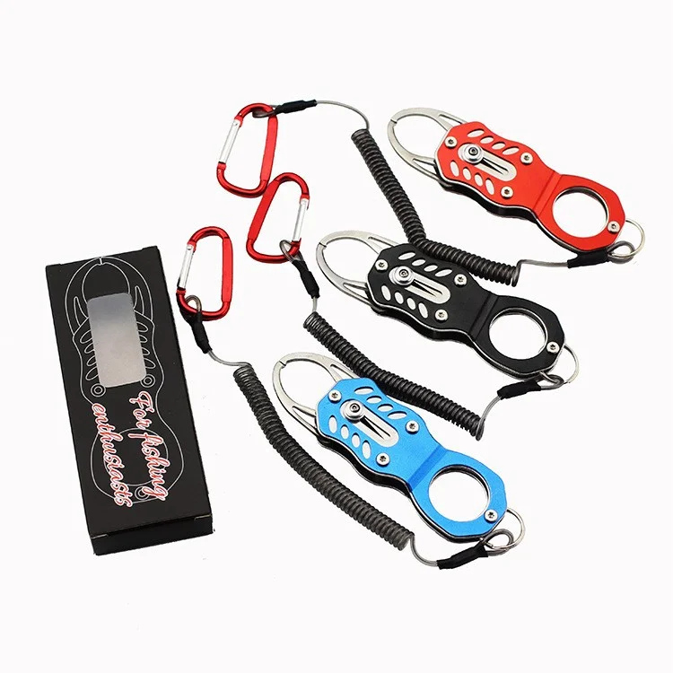 

NUNATAK металлический контроллер для рыбы, удлиненная ручка для рыбы с фиксированной веревкой, прочная рыболовная ручка, мини-рыбная ручка, плоскогубцы для рыбы, рыболовные снасти