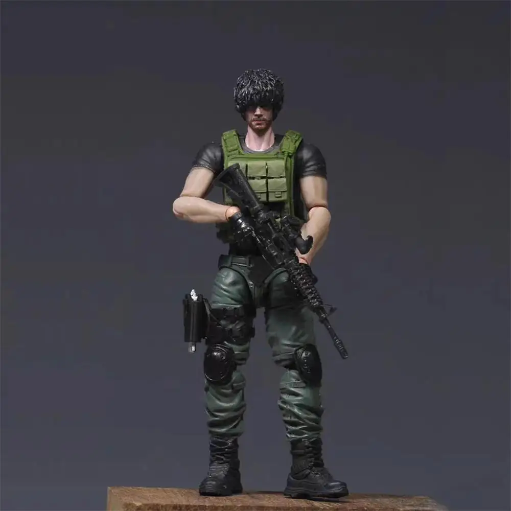 

1/18th Residents of the Evil Soldier Doll Full Set Moveable Toys Model Gift About 3.75" For Fans Collectable