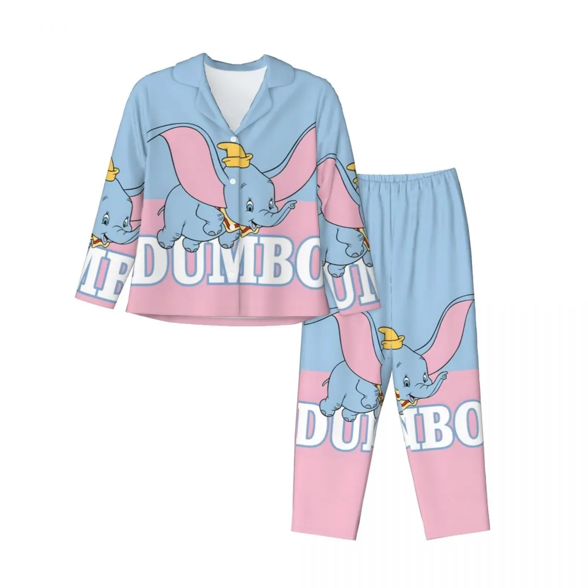 D-umbo Women's Pajamas Sets Woman 2 Pieces Pajamas Female Couples Loungewear Suit Home Clothes