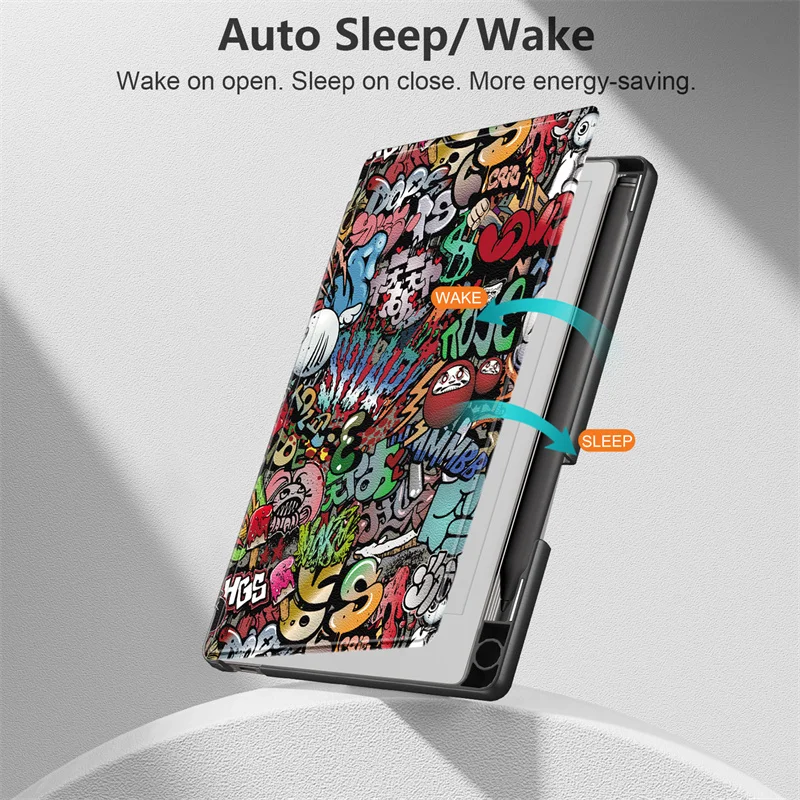 حافظة لهاتف ReMarkable Paper Pro Move مع حامل قلم غطاء مغناطيسي صلب من الجلد لهاتف ReMarkable Paper Pro Move 7.3 بوصة 2025