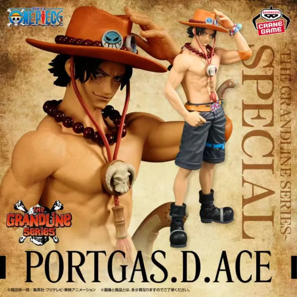 

В наличии Bandai Genuine Banpresto One Piece Dxf The Grandline Series Special Portgas D Ace Аниме Фигурка Модель Игрушки Подарки