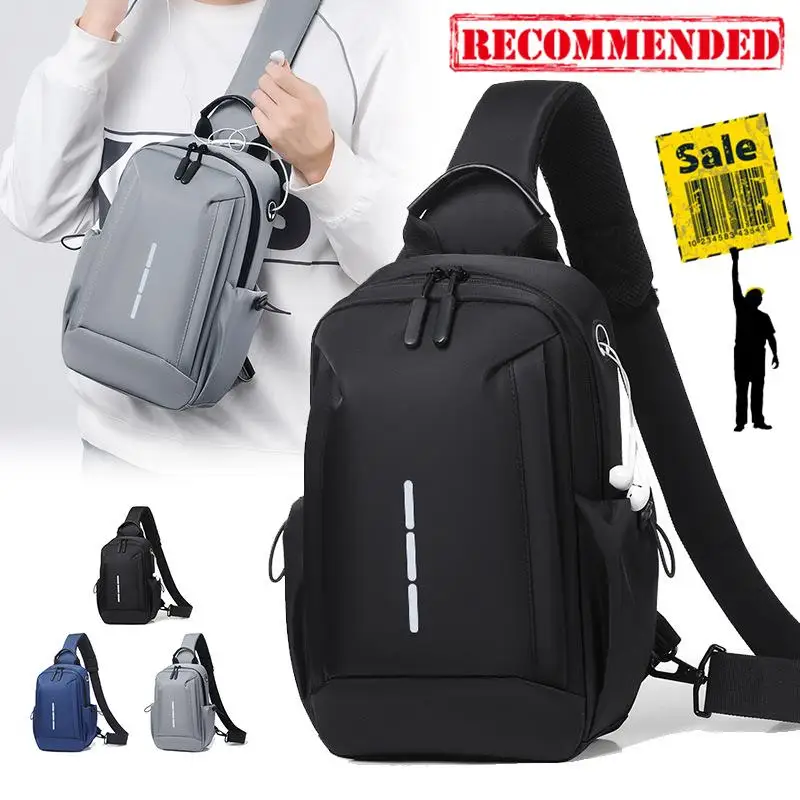 

Newest Fashion Chest Bag Men's Crossbody Bag Waterproof Shoulder Bags Short Trip For Male Women Travel Pack Bag Large Capacity