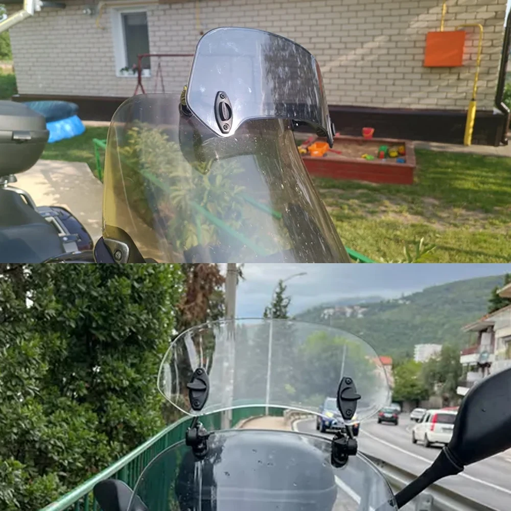 Voorruit Extension Spoiler Voorruit Deflector Voor Loncin Voge DS525X DS900X DSX 525 900 300 Rally 500AC 500DS 300DS 250RR