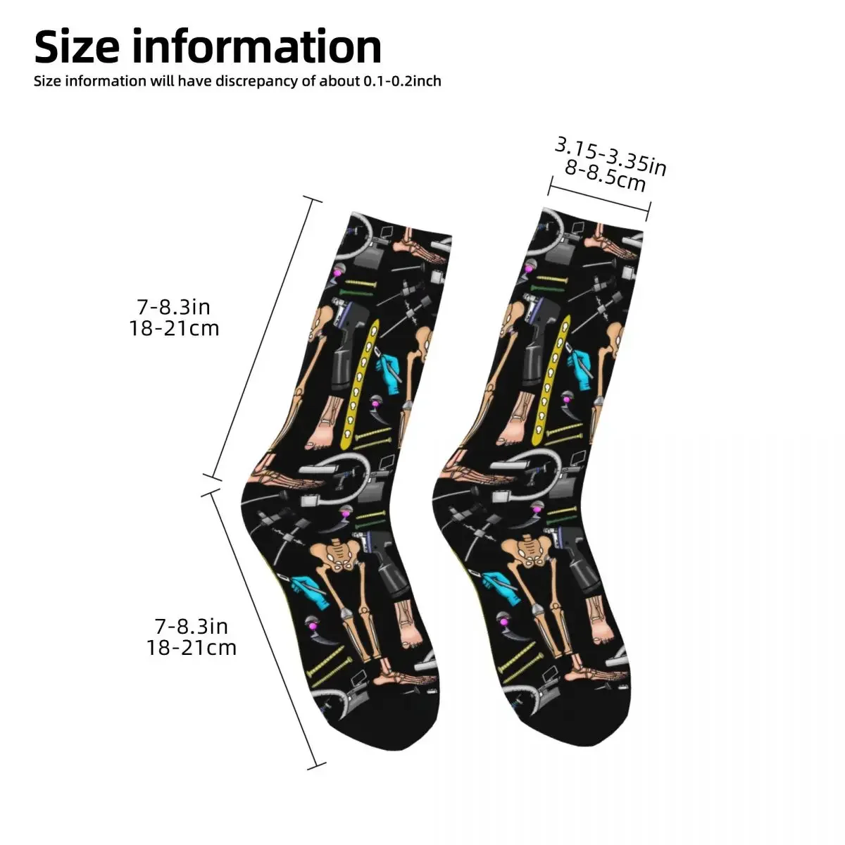 Orthopaedics, Traumatology Socks Harajuku High Quality Stockings All Season Long Socks Accessories for Unisex Gifts