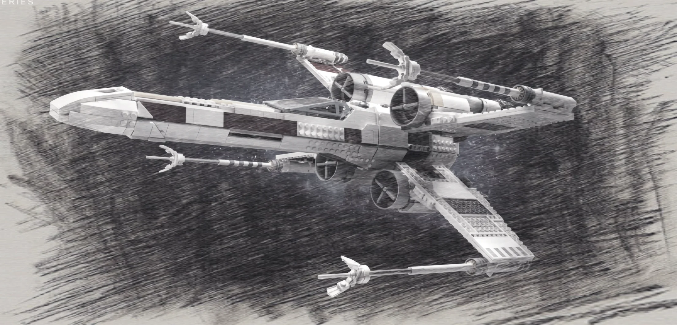 Nieuwe creatieve beroemde vechter film X-wing shuttle model Diy creatief vliegtuig kinderspeelgoed verjaardagscadeautjes volwassen vakantie cadeau c