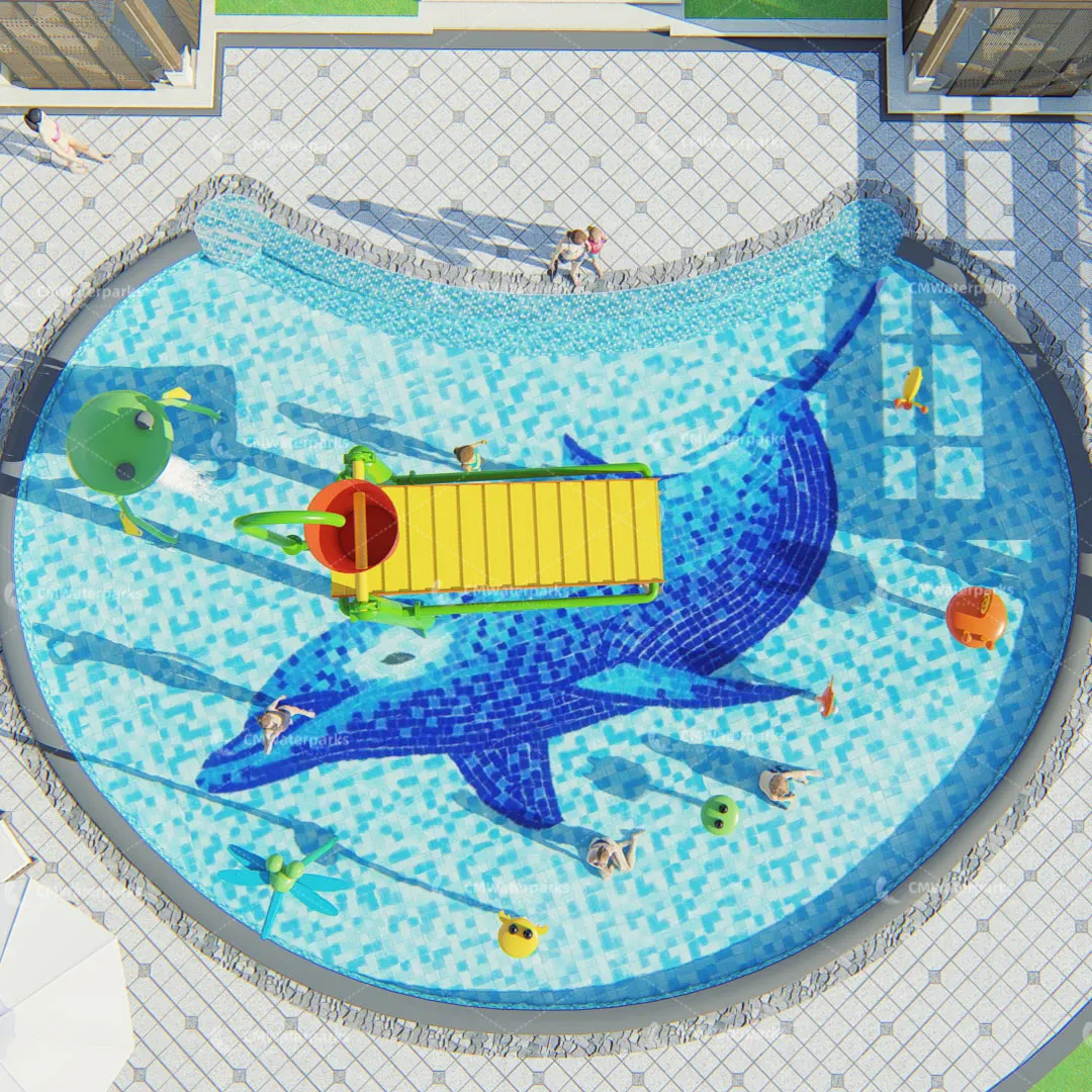 

Коммерческий водный аттракцион: 3D-модель для парков с водными играми, игрушки-распылители для бассейнов