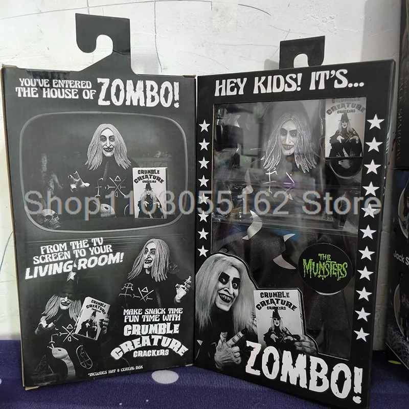 Original Neca Zombo The Munsters Action Figure Model Toys Joint Movable Doll Horror Birthday Gift 20cm 8inch