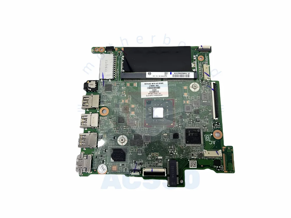 

Laptop Motherboard L16634-601 DA0P9KMB6C1 For HP 14-CB with SR3S1 N4000 text OK