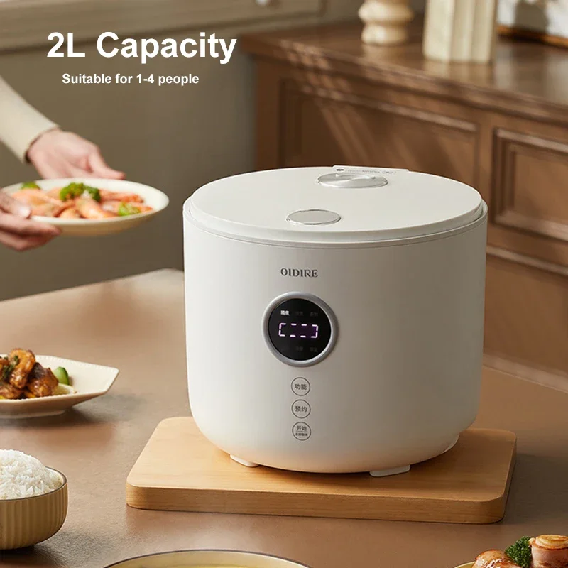 Smart Rice Cooker Portable Electric Cooker 2L Electric Multicooker Non Stick Pot for Kitchen Cooking Smart Home Appliance 220V