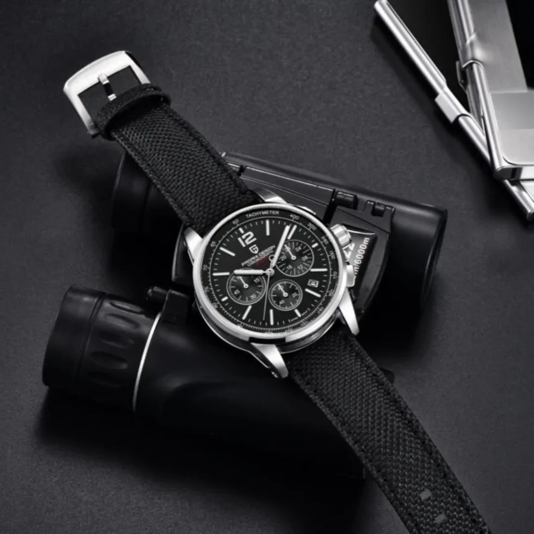 PAGANI DESIGN 2025 VK63 Men's Quartz Watch Fashion Casual 100M Water Resistant with Sapphire Glass And Stainless Steel
