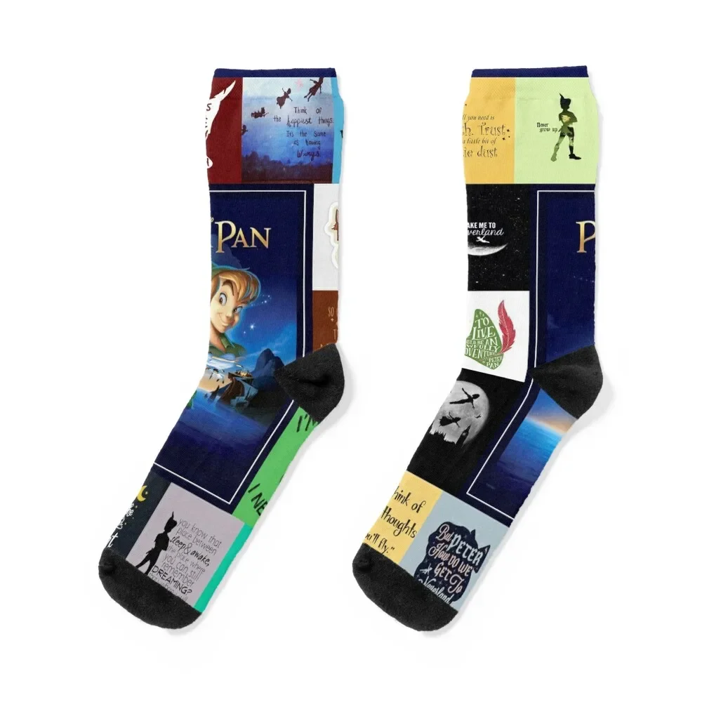 

Peter pan - best gift Socks Christmas hiking Stockings compression set Socks Male Women's