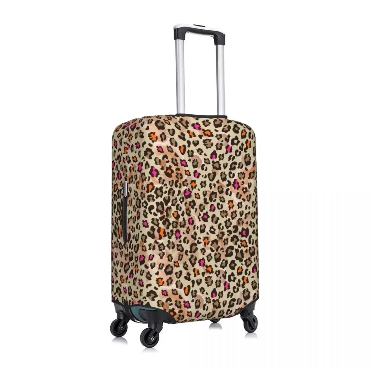 Custom Animal Skin Leopard Print Luggage Cover Funny Suitcase Protector Covers Suit For 18-32 inch