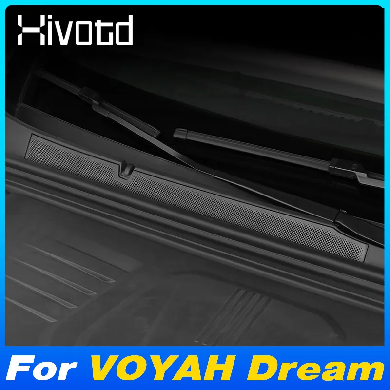 

Car Hood Air Intake Dustproof Sticker Trim Cover Horn Loudspeaker Decoration Exterior Protector Accessories For VOYAH Dream 2024