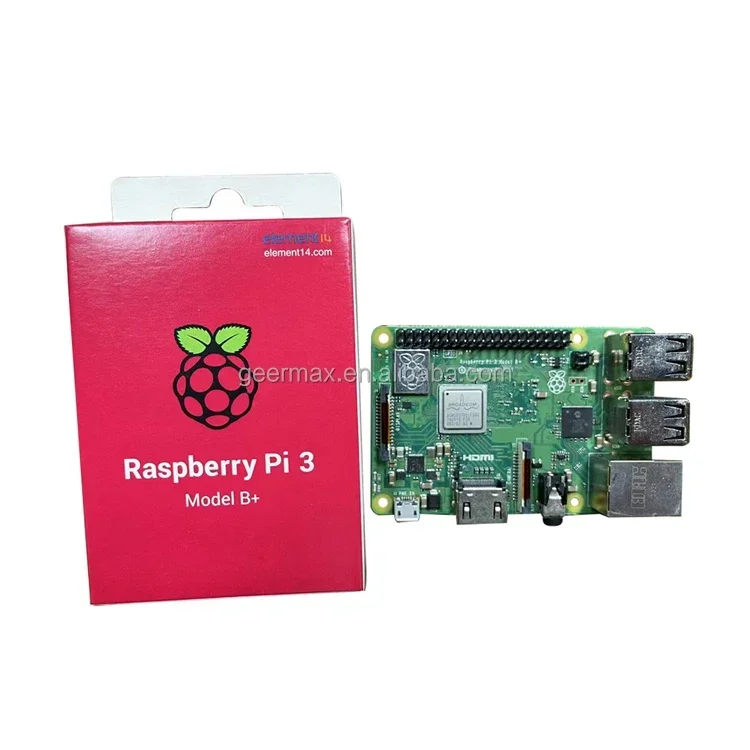 Raspberry Pi 3B + 3B Plus Computador original uma scheda singola 1.4GHz 64 bits Quad-core Dual-band WiFi 4.2/BLE Raspberry Pi 3 Modelo