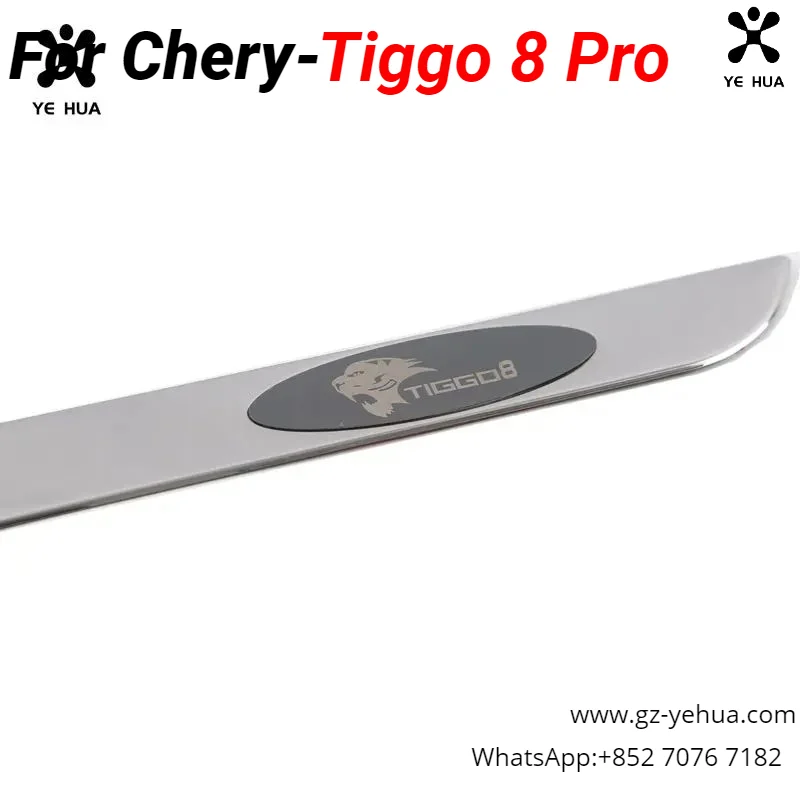 For Chery Tiggo 8 Pro 2021 2022 2023 Tailgate Decorative Strip Stainless Steel Exterior Parts Car Accessories Chromium Styling