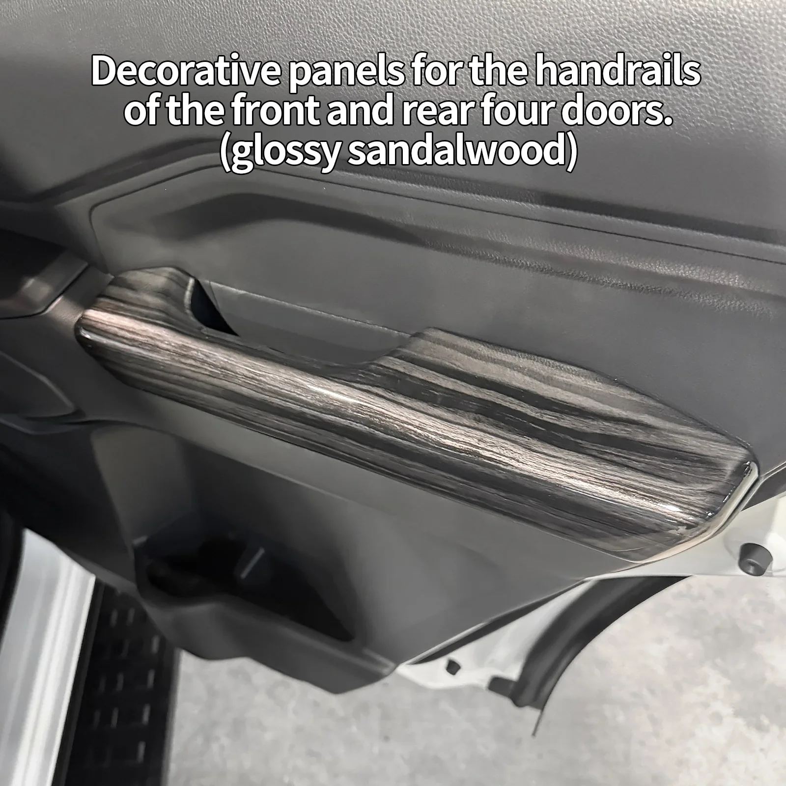 Car Four-door Armrest Decorative Frame Door Handle Trim Cover Interior Styling Modification For Toyota Land Cruiser FJ 2026 detail image 5