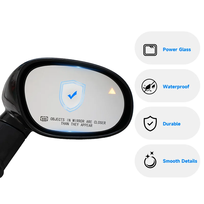 

High Quality New Electric Heating Mirror OE 5PE55DX8AD 5PE54DX8AD 5-Line Rearview Backup Mirror Black
