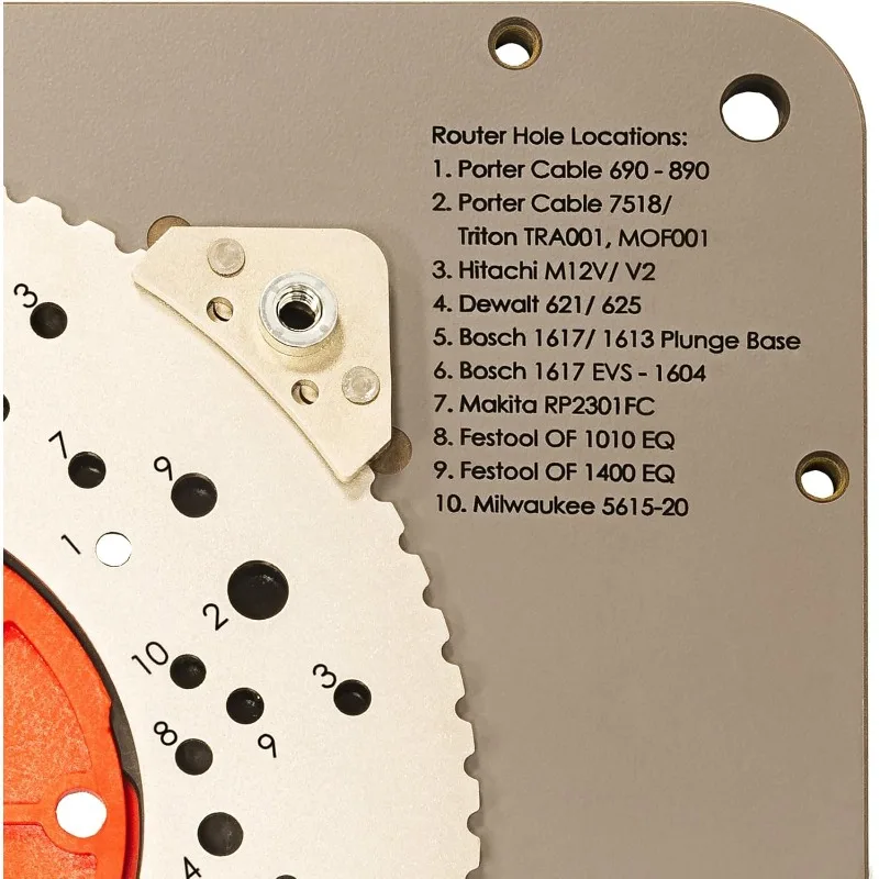 03110 Mast-R-Plate Монтажная пластина фрезерного станка из нержавеющей стали для столешниц 9-1/4 x 11-3/4 дюйма Прецизионный деревообрабатывающий инструмент для