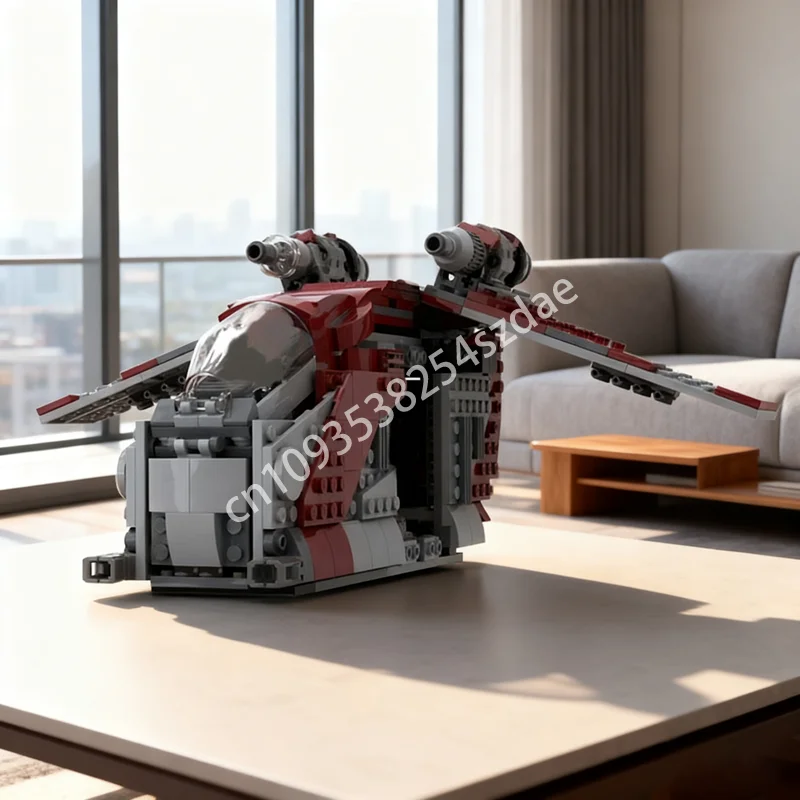 

434 шт. MOC Republic Gunship LAAT I альтернативная модель строительные блоки Рождественский подарок конструкция DIY образовательная игрушка кирпич на день рождения