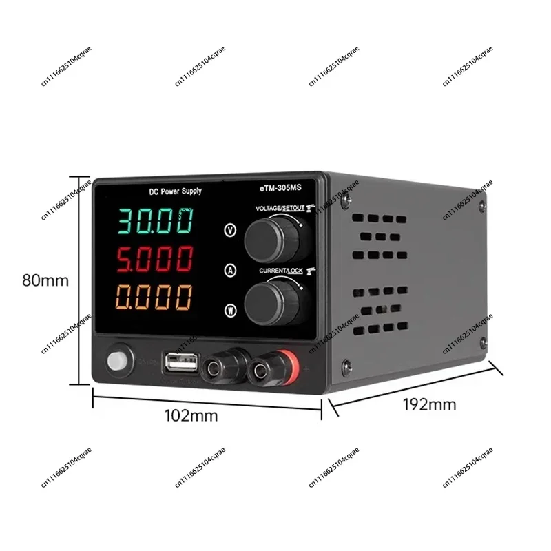 Mini 30V5A Mobile Phone Computer Repair ETM-305MS Adjustable DC Voltage-Regulated Power Supply