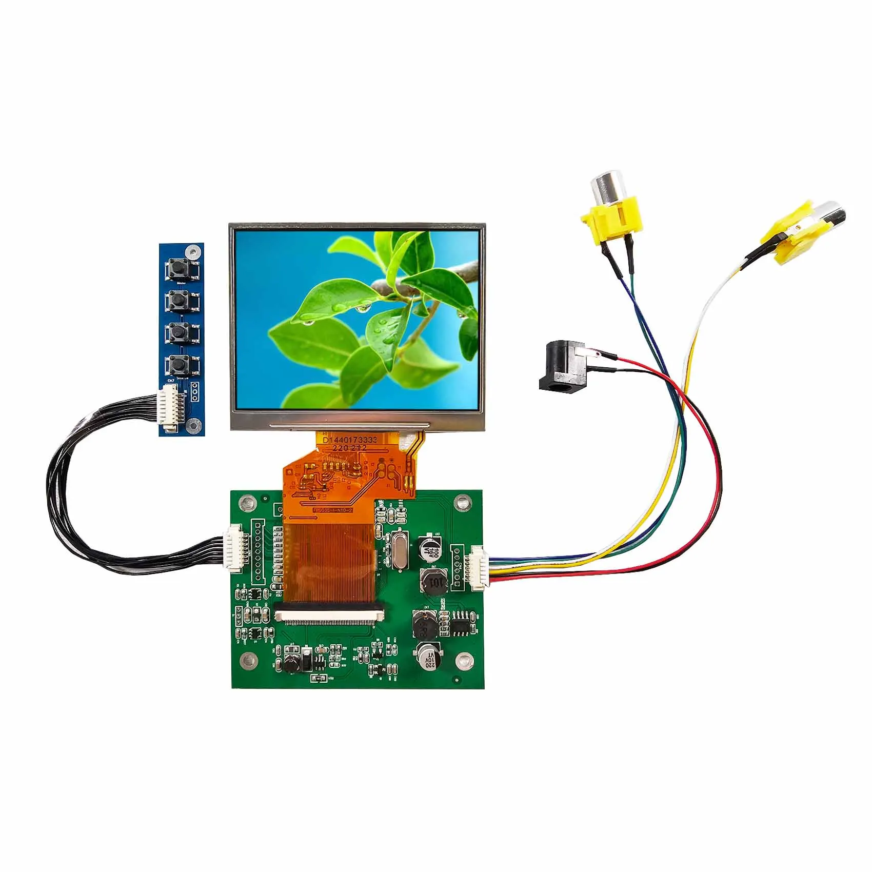 3.5inch LQ035NC111 320X240 LCD Screen with 2AV LCD Controller Board for Navigation Equipment/Digital Camera