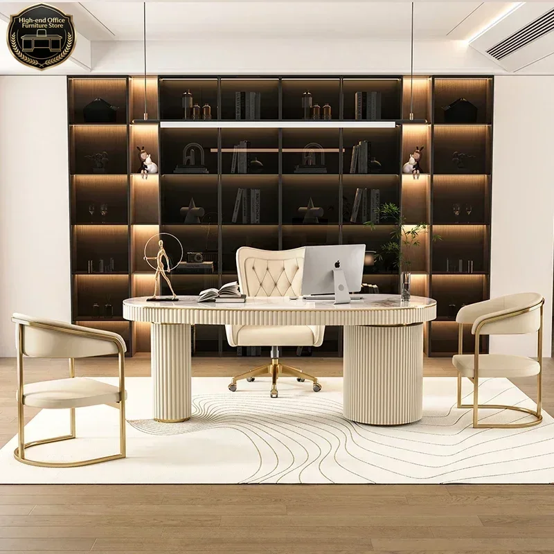 

Винтажный компьютерный стол для геймеров, белый, для спальни, туалетного столика, кабинета, офиса, современная мебель для двора