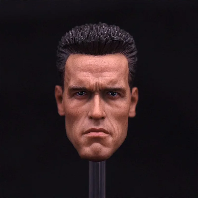 

1/6 Soldier Arnold Schwarzenegger Head Carving Model Accessories Toy Fit 12'' Action Figure PH M34 Body In Stock