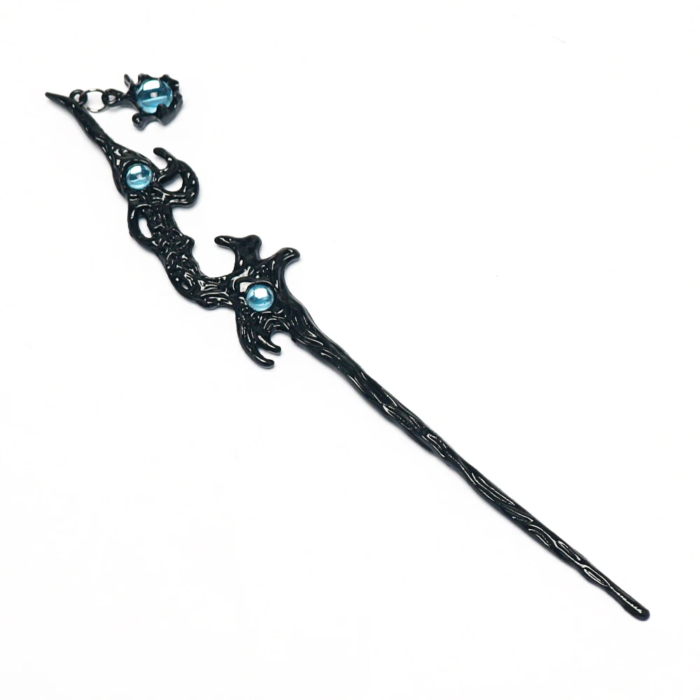 Vintage Moonstone Hair Sticks for Women Retro Chinese Tasssel Hairpin Disk Hairsticks Hair Chopsticks Hair Accessories