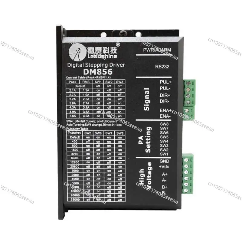 Leadshine DM856 2-phase 57 86 Digital Stepper Motor Driver 20-80V 1A to 5.6A NEMA23 NEMA34 motor