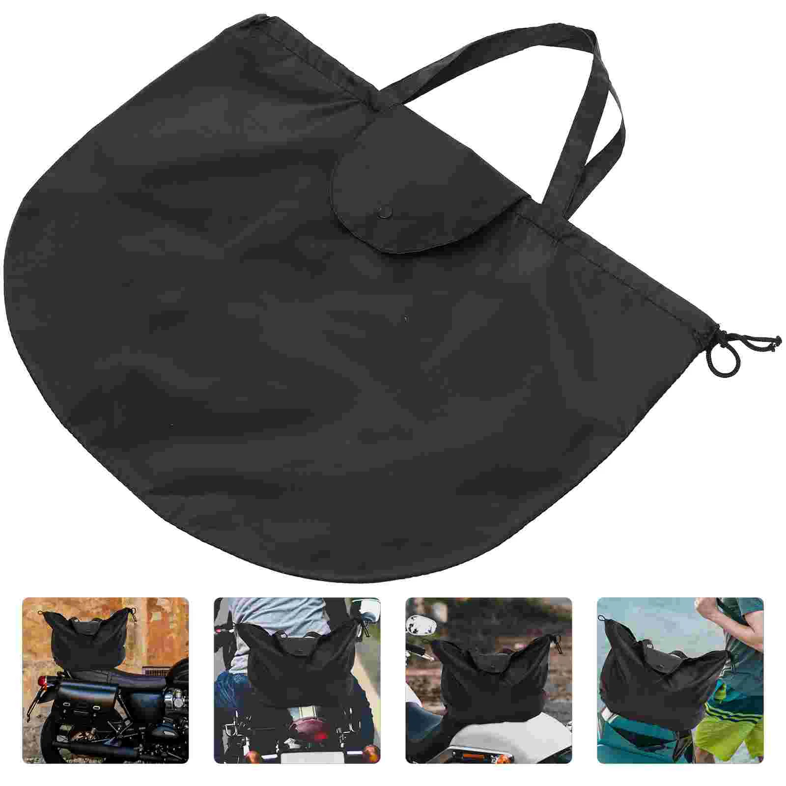 

Bag Motorbike Pouch Organizer Motorcycle Helmets Dustproof Convenient Polyester