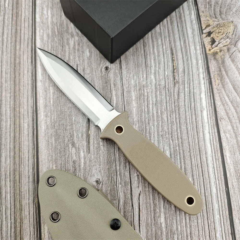 SPY FB47GP Fixed Blade Knife D2 Blade G10 Handle Pocket Knife Outdoor EDC Survival Hunting Cutting Camping Hiking Tool