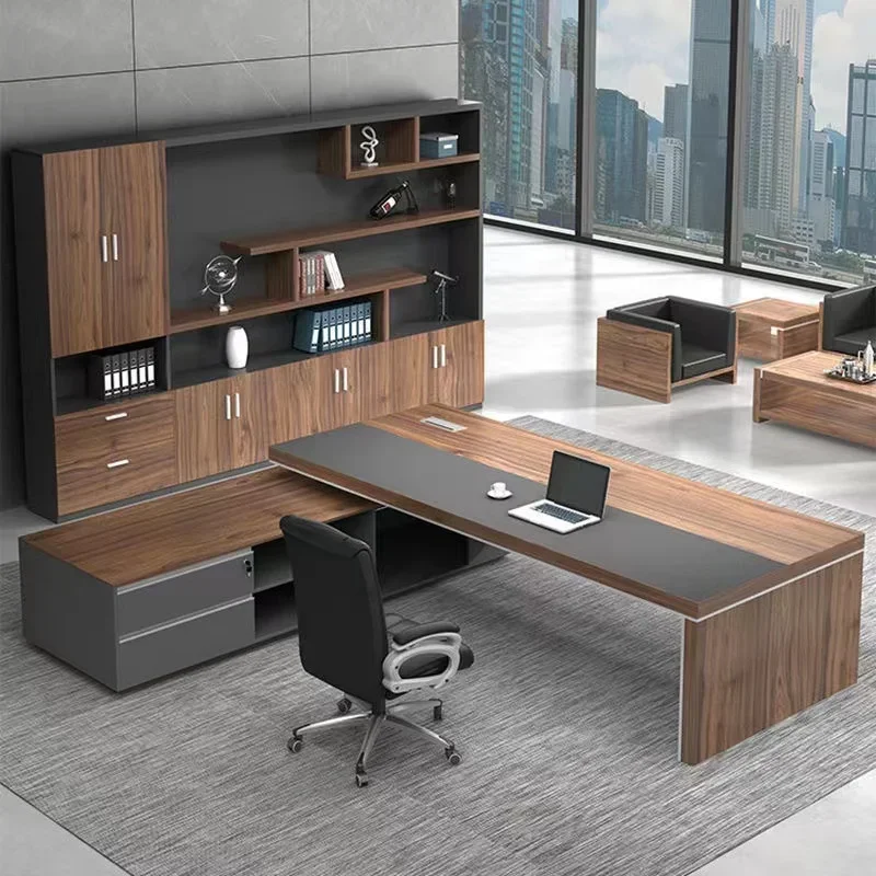 

Reception Shelf Office Desk Organizer Conference Minimalist Executive Office Desk Quality In Stock Bureau Meuble Desk Furniture