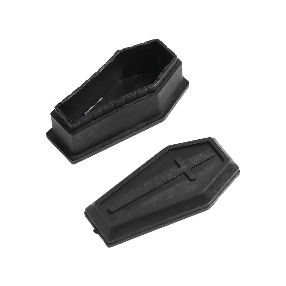 

Toys Candy Container Halloween Coffin Box Removable with Lids Halloween Coffin Model Plastics Black Halloween