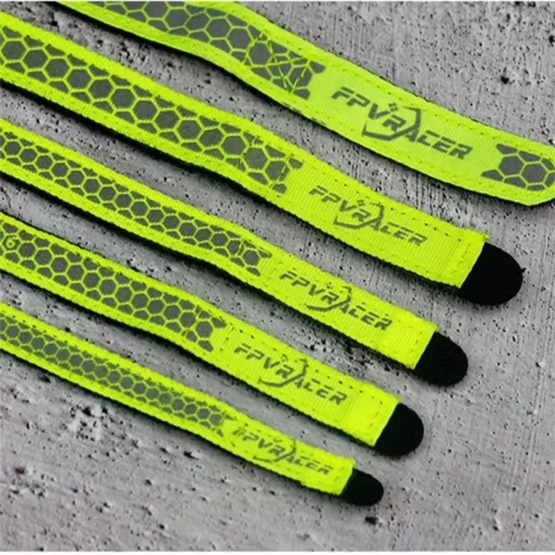 2PCS FPVRACER LIPO Cinghia della batteria Fibbia in metallo per Kevlar + Fibra di poliestere 300D FPV Freestyle Droni a lungo raggio Parti fai da te