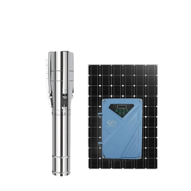 Difful Brand 4000w ACDC Hybrid Solar Water Pump for Irrigation