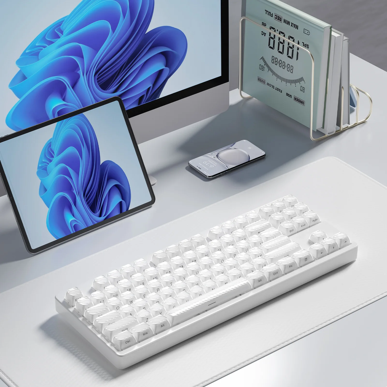 Crystal Magic Wave Keycap Fit Cross Mechanical magnetic axis Keyboard 60wooting Mai from 68 Tarantula Mega Lion