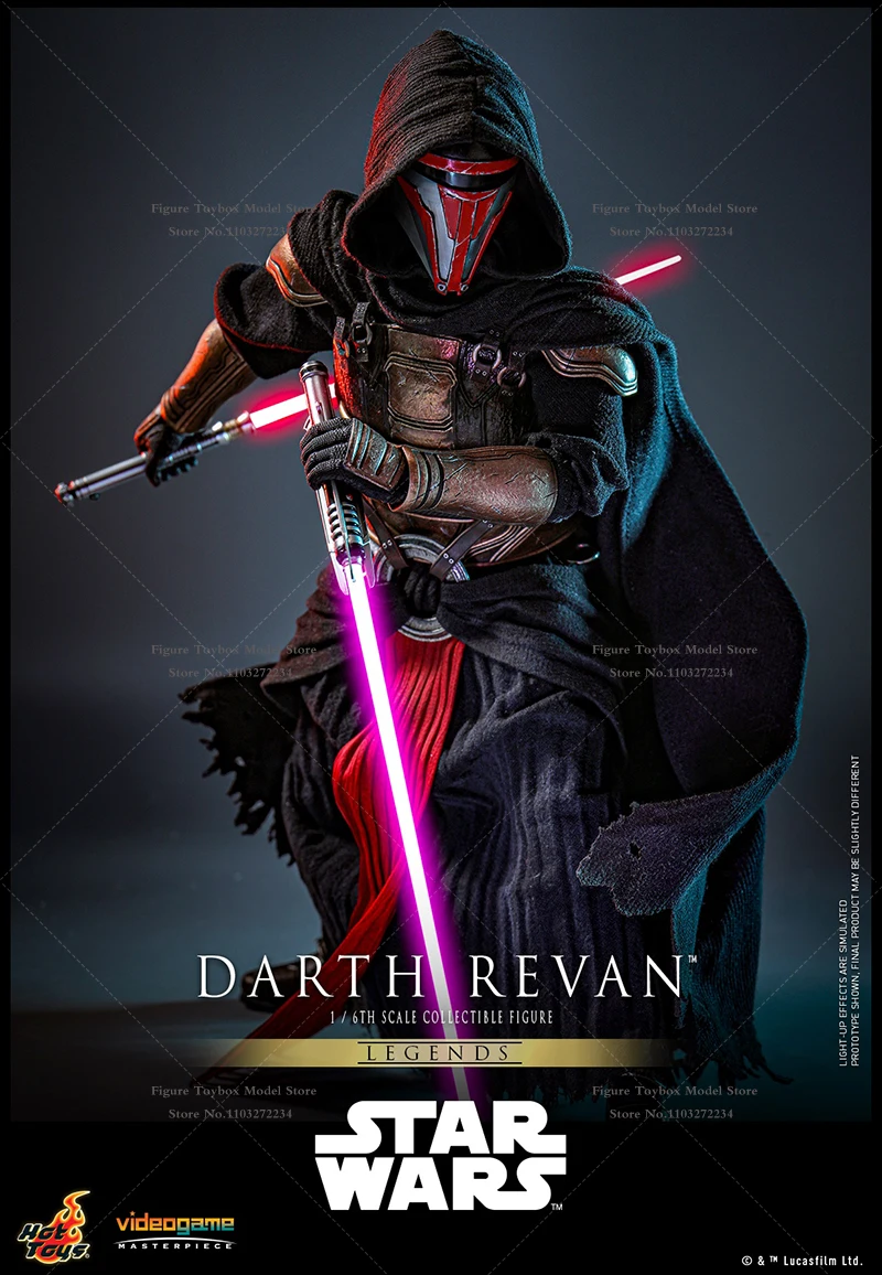 HOTTOYS HT VGM62 1/6 Darth Revan figura de acción móvil Star Wars: Caballeros de la vieja República película Original 12 "modelo de soldado