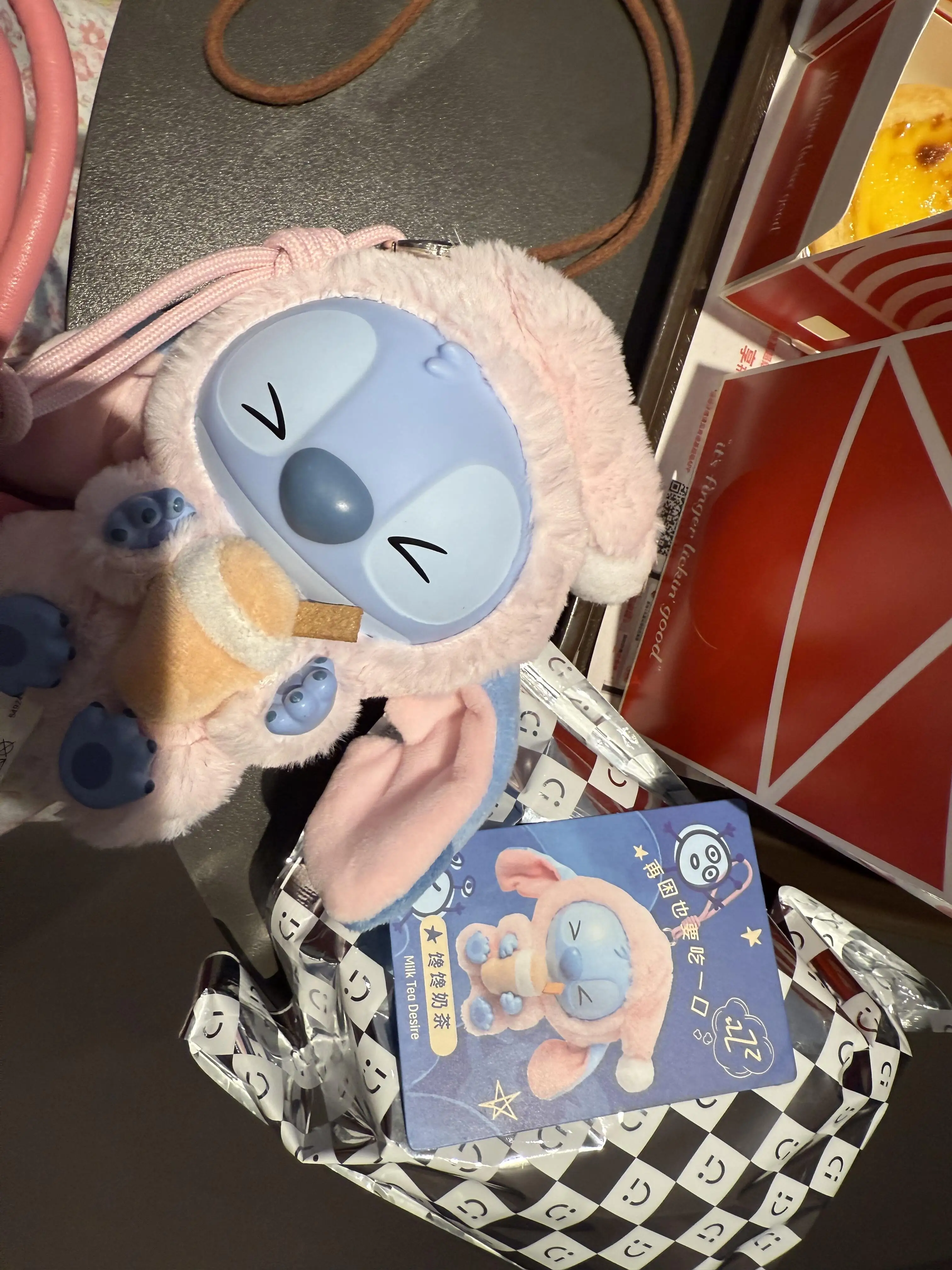 

15CM New Stitch Eat Something Before Sleep Series Blind Box Plush Dolls Pendant Cute Doll Ornament Mystery Box Surprise Toy Gift