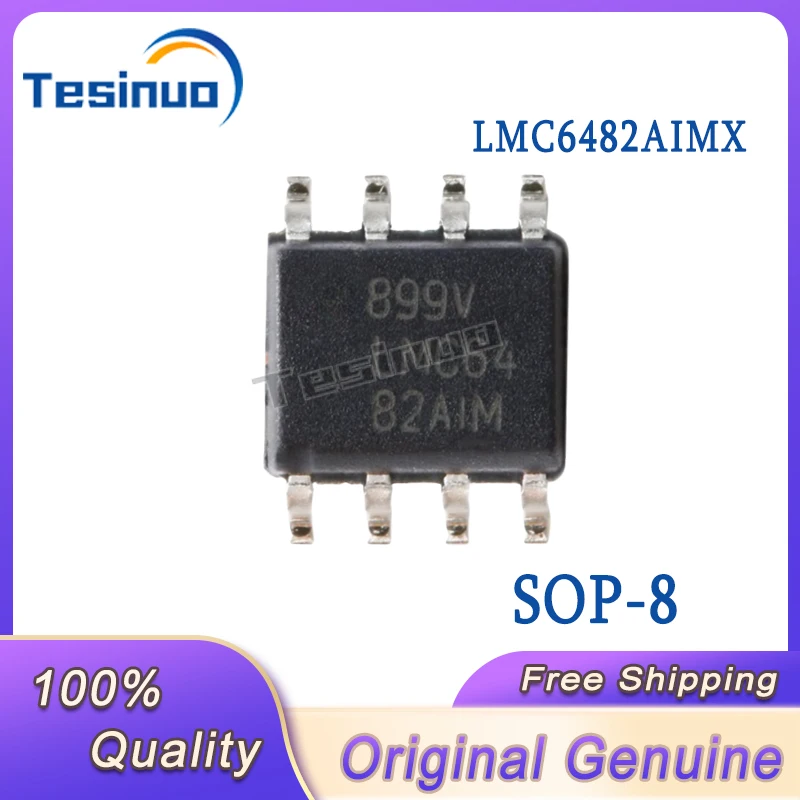 

5/PCS New Original LMC6482AIMX/NOPB LMC6482AIM SOP-8 Dual rail to rail operational amplifier IC chip In Stock