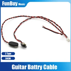 Guitar Active Guitar Pickup Battery Box Cable 9V Battery Connect Cable 9volts Battery Cable Guitar Accessories
