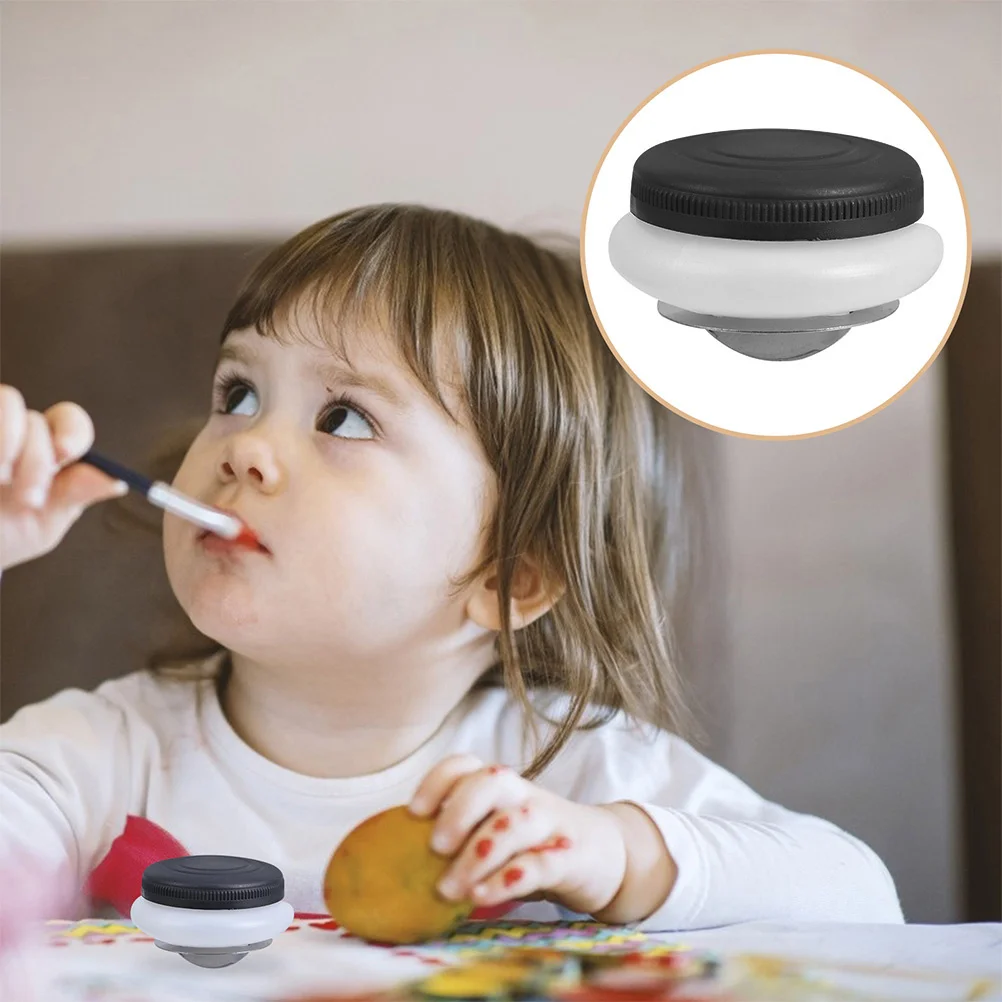 

6pcs Oil Paint Palette Cup With Lid Dipper Container For Mixing Pigments Brush Cleaning Portable Painting Supplies Art Tool