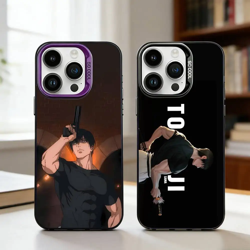 Чехол для телефона F-Fushiguro T-Toji для iPhone 17, 16, 15, 14, 13, 12, 11, Pro, MAX, белый матовый, ударопрочный