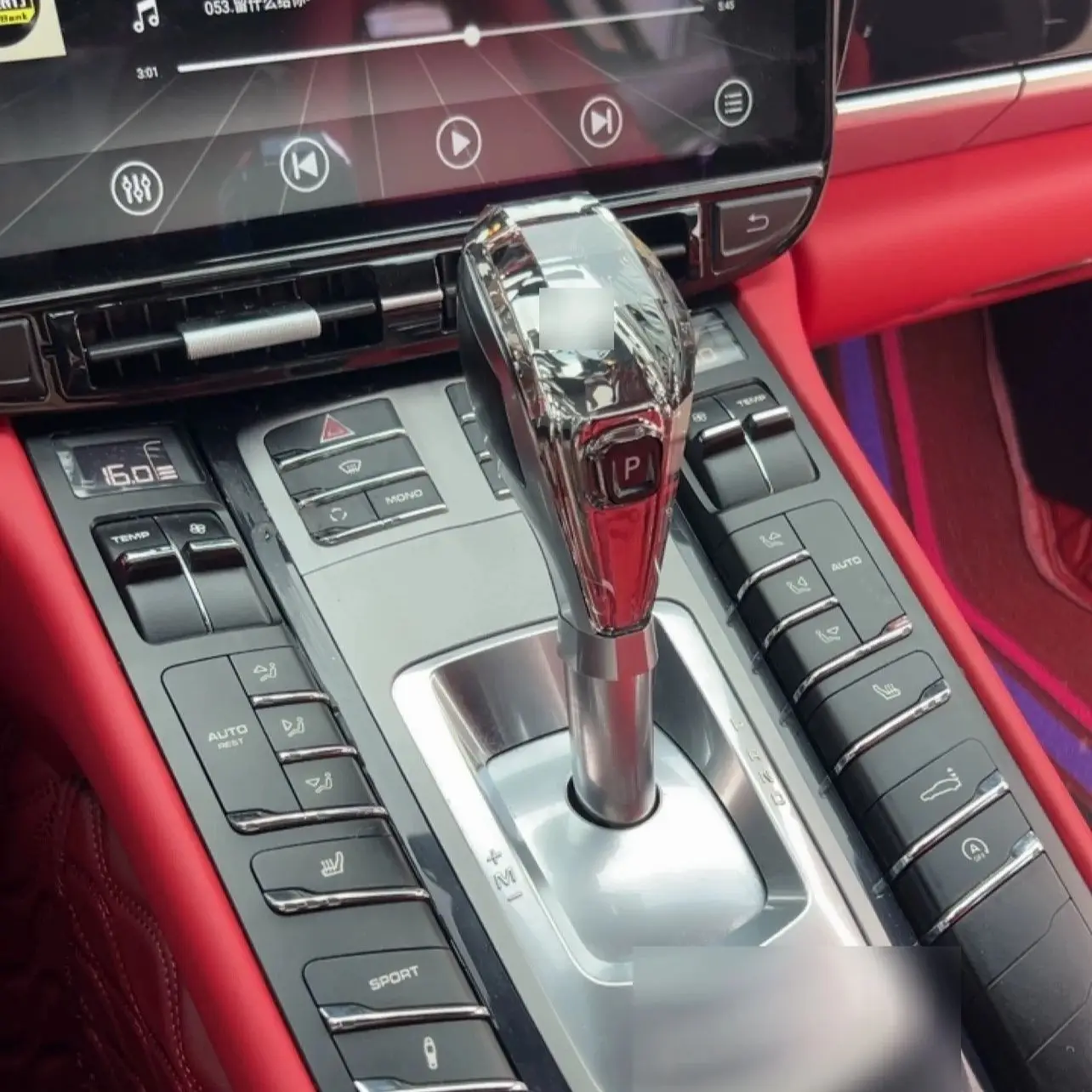 crystal shift knob It is suitable for Porsche 911  Cayman Panamera Macan 718 Boxster